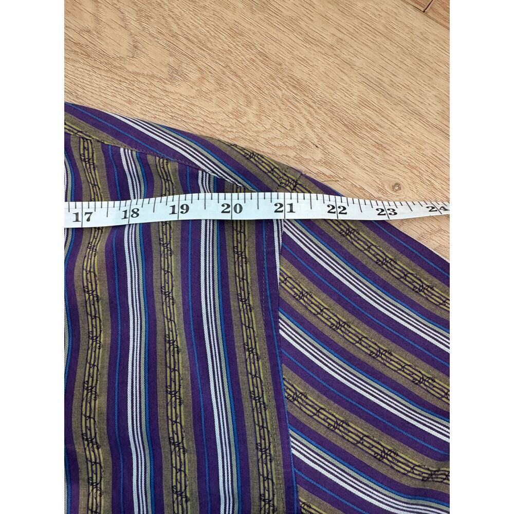 Robert Graham Colorful Stripe Button-Up Shirt Siz… - image 8